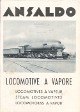 ANSALDO S. A. Locomotive a vapore. Locomotives à vapeur. Steam locomotives. Locomotoras a vapor