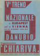 CHIARIVA V° Treno nazionale Danubio a Budapest ed a Vienna 24-30 Giugno 1936-XIV Organizzazione Chiariva