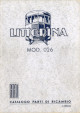FIAT Autovettura ferroviaria Littorina mod. 026 (2-355-18). Catalogo parti di ricambio. 1ª edizione