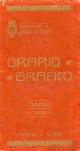 FERROVIE DELLO STATO Orario grafico Marzo 1915