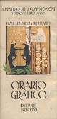 MINISTERO DELLE COMUNICAZIONI. FERROVIE DELLO STATO Orario grafico dicembre 1930 (IX)