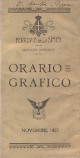 FERROVIE DELLO STATO. DIREZIONE GENERALE Orario grafico novembre 1923