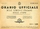 MINISTERO DELLE COMUNICAZIONI Orario ufficiale delle Ferrovie Italiane dello Stato. Settembre 1934-XII