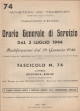 MINISTERO DEI TRASPORTI. FERROVIE DELLO STATO. COMPARTIMENTO DI BOLOGNA Orario Generale di Servizio dal 3 luglio 1944. Modificazioni dal 20 gennaio 1946. Fascicolo n. 74. Linea Bologna-Rimini esercita con Dirigente Centrale. Sedi: Bologna per tratto Bologna-Faenza. Rimini per tratto Faenza-Rimini