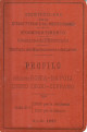 SOCIETÀ ITALIANA PER LE STRADE FERRATE DEL MEDITERRANEO. 2° COMPARTIMENTO. DIREZIONE DELL'ESERCIZIO. SERVIZIO DEL MANTENIMENTO E DEI LAVORI Profilo delle linea Roma-Napoli tronco Segni-Ceprano. Scala di 1:20000 per le lunghezze 1:1000 per le altezze. Aprile 1897