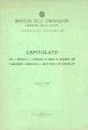 FERROVIE DELLO STATO Capitolato per limpianto e lesercizio di binari di raccordo con stabilimenti commerciali, industriali ed assimilati. Edizione 1933